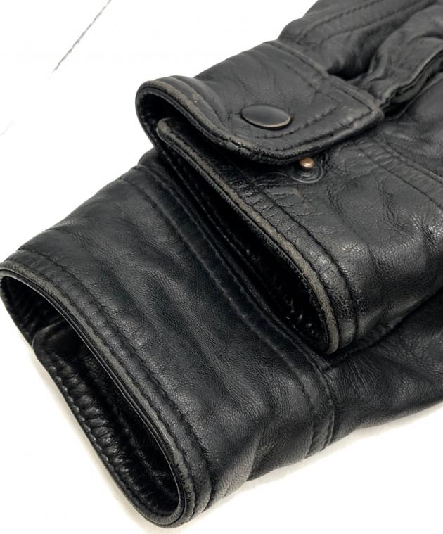 中古・古着通販】Eddie Bauer (エディーバウアー) 黒タグ レザー