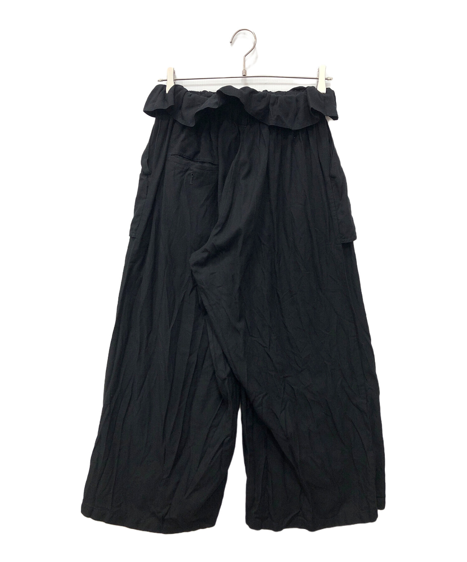 B Yohji Yamamoto パンツ黒　中古 中古・古着通販】B Yohji Yamamoto (ビーヨウジヤマモト) ハイウエスト
