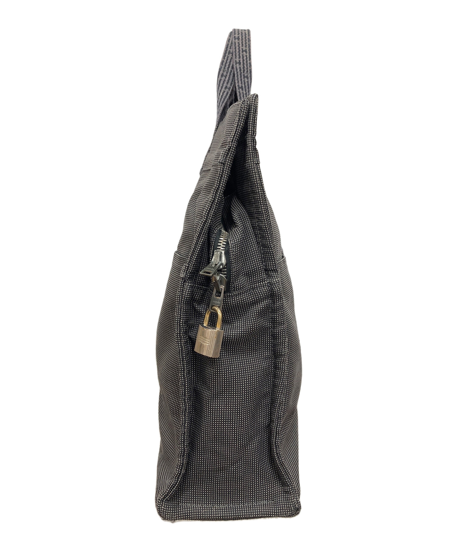 中古・古着通販】HERMES (エルメス) エールライントートMM グレー