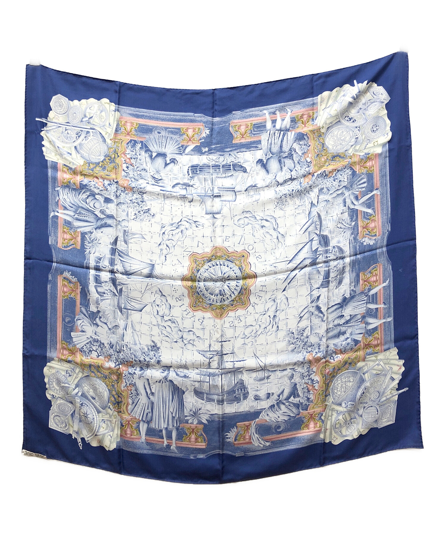 中古・古着通販】HERMES (エルメス) カレ90 シルクスカーフ AZVLEJOS