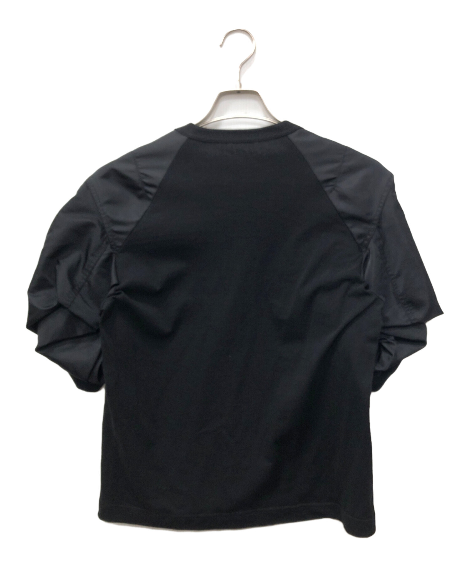 中古・古着通販】sacai (サカイ) Nylon Twill x Cotton Jersey T-Shirt
