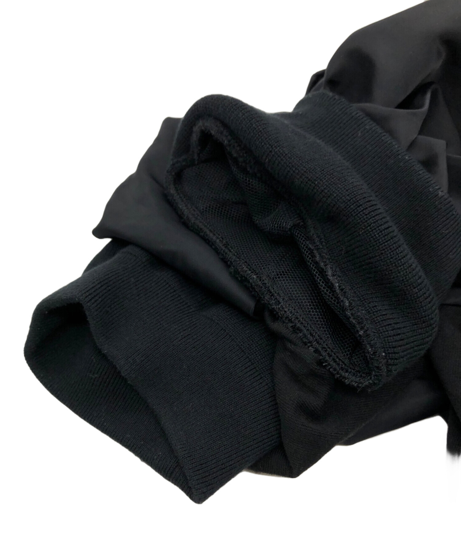 中古・古着通販】sacai (サカイ) Nylon Twill x Cotton Jersey T-Shirt