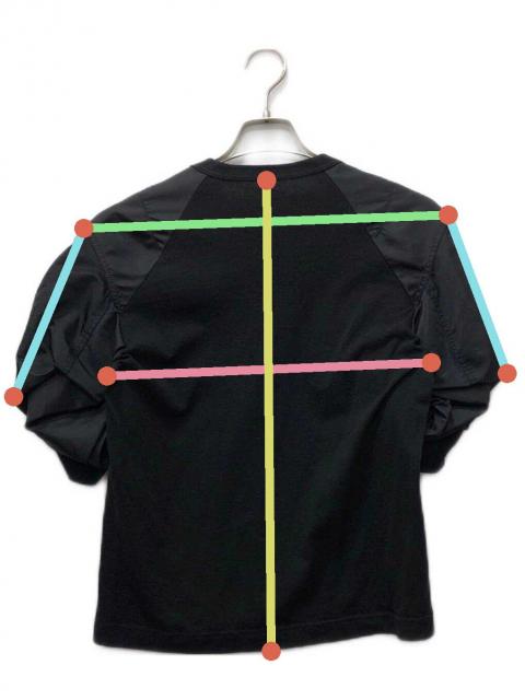 中古・古着通販】sacai (サカイ) Nylon Twill x Cotton Jersey T-Shirt