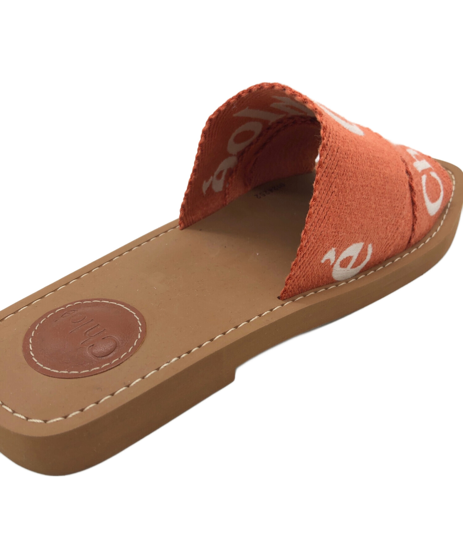 中古・古着通販】Chloe (クロエ) Woody フラットミュール オレンジ