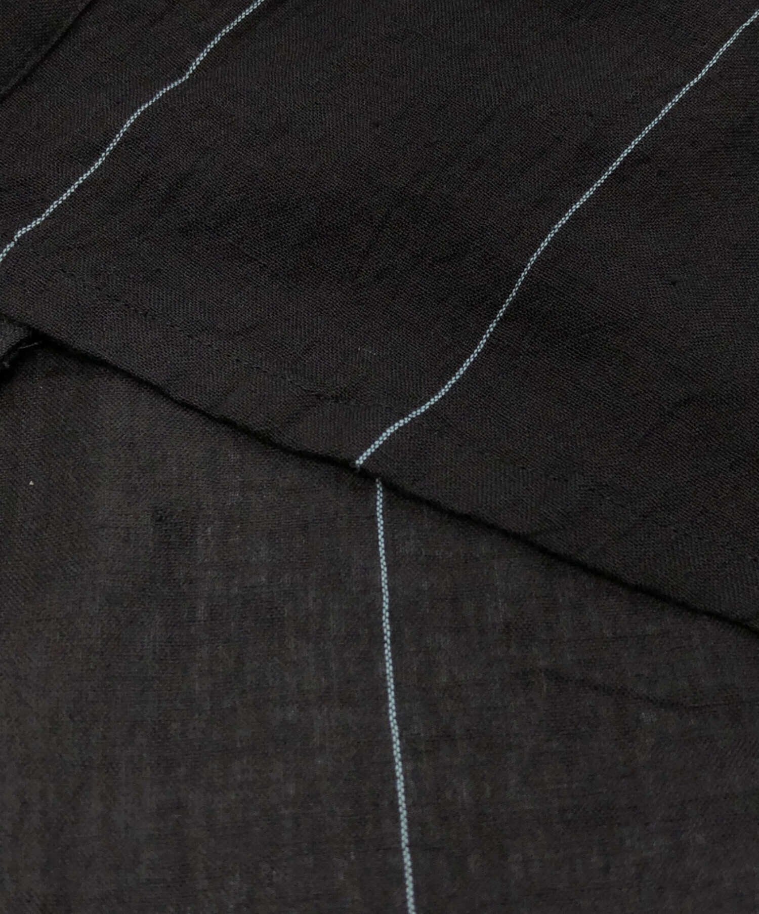 中古・古着通販】YANTOR (ヤントル) Pin-stripe Khadi Cotton Long 