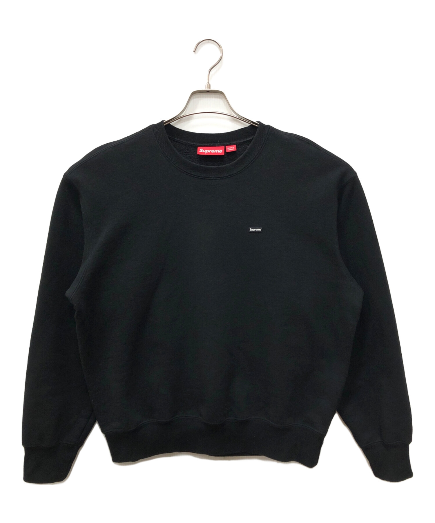 中古・古着通販】SUPREME (シュプリーム) Small Box Crewneck ブラック