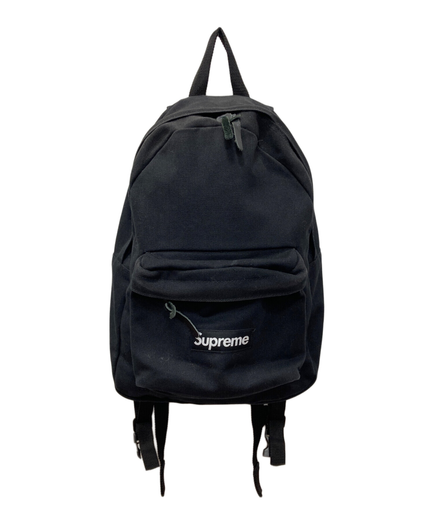 中古・古着通販】SUPREME (シュプリーム) Canvas Backpack ブラック