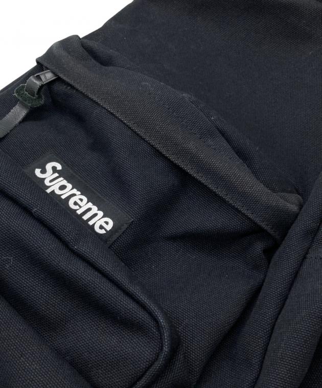 中古・古着通販】SUPREME (シュプリーム) Canvas Backpack ブラック