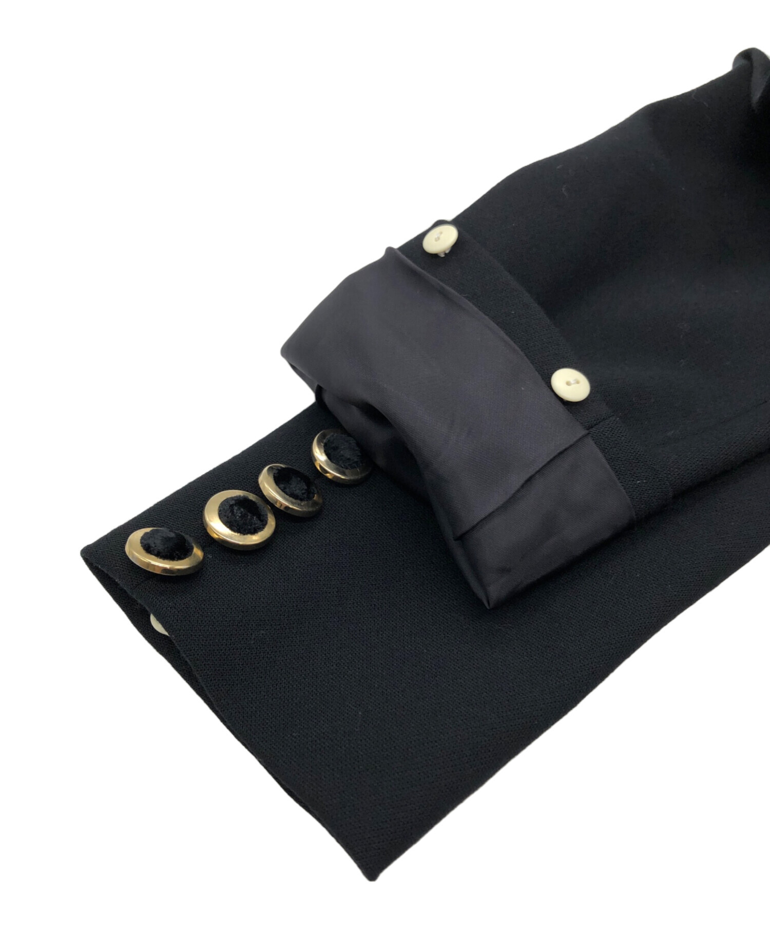 Mademoiselle Dior ディオール ベルテッド ワンピース M 中古・古着通販】Mademoiselle Dior (マドモアゼル ディオール) 襟