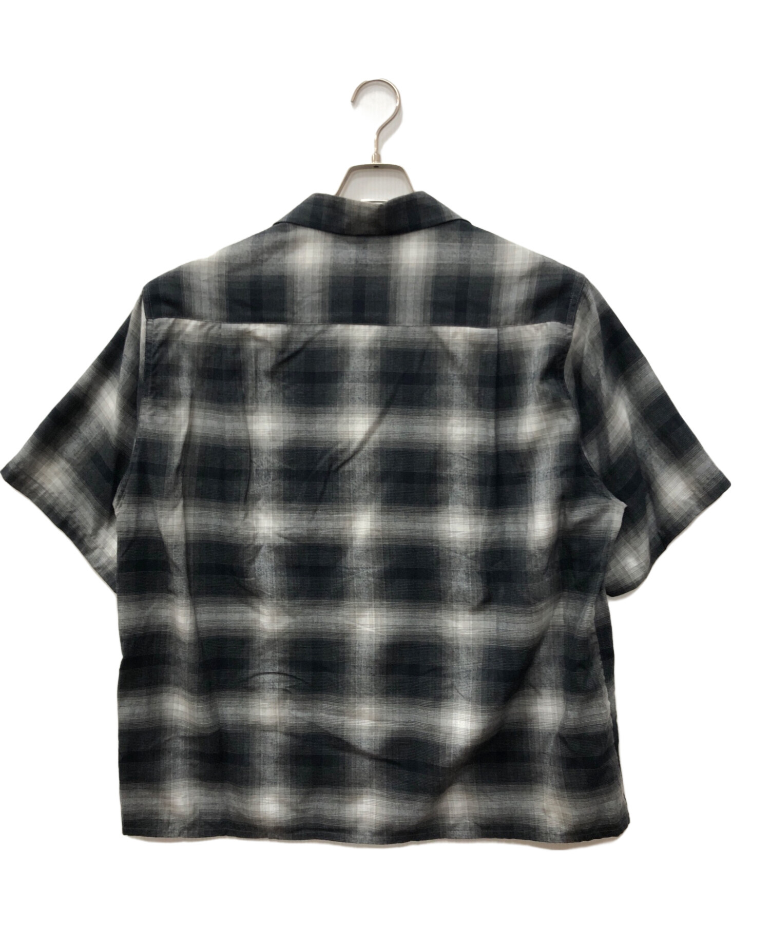 【美品】WACKOMARIA ワコマリア　チェック柄半袖シャツ 中古・古着通販】WACKO MARIA (ワコマリア) オンブレチェックオープン