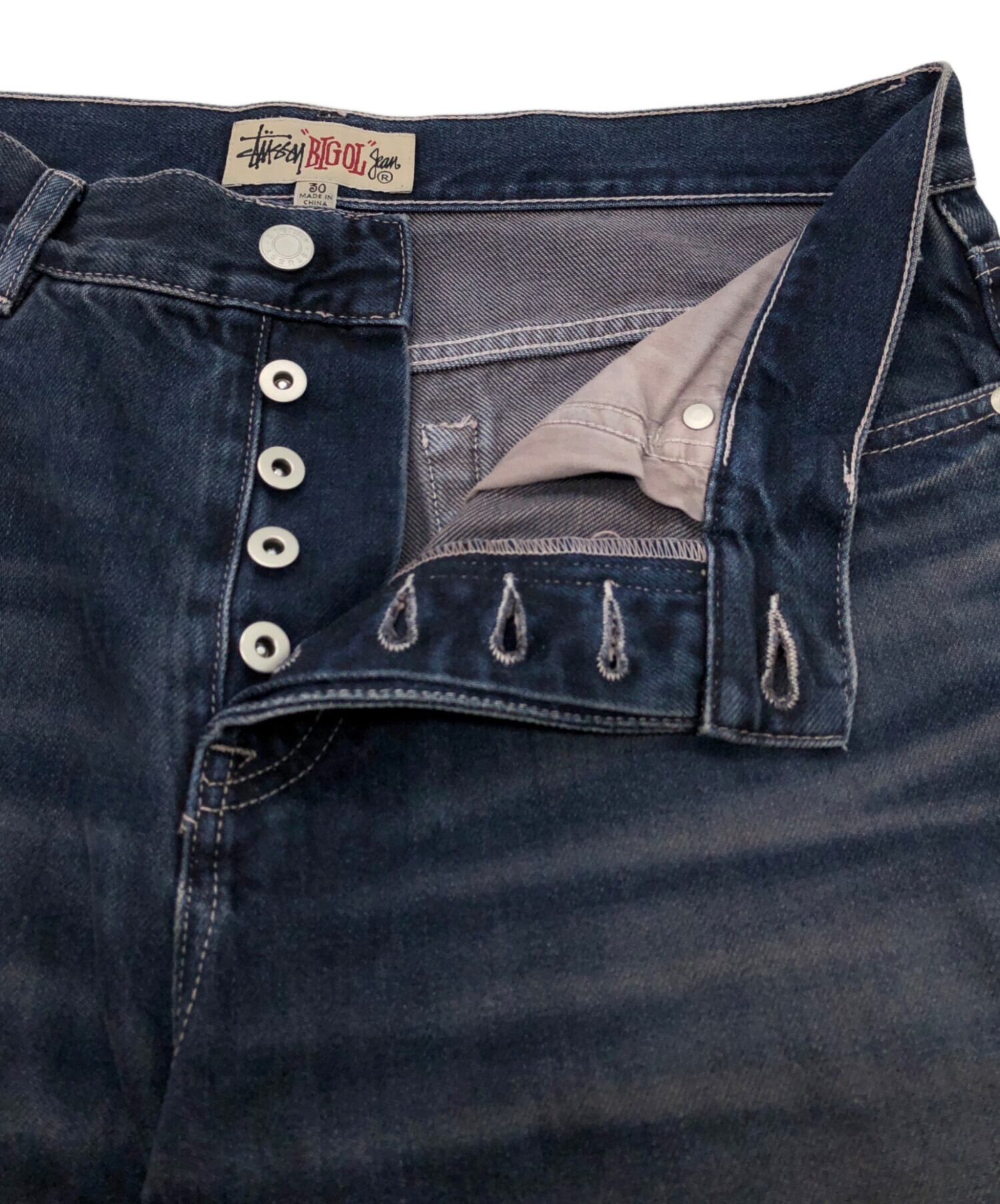 中古・古着通販】stussy (ステューシー) Big Ol Jeans Vintage Wash