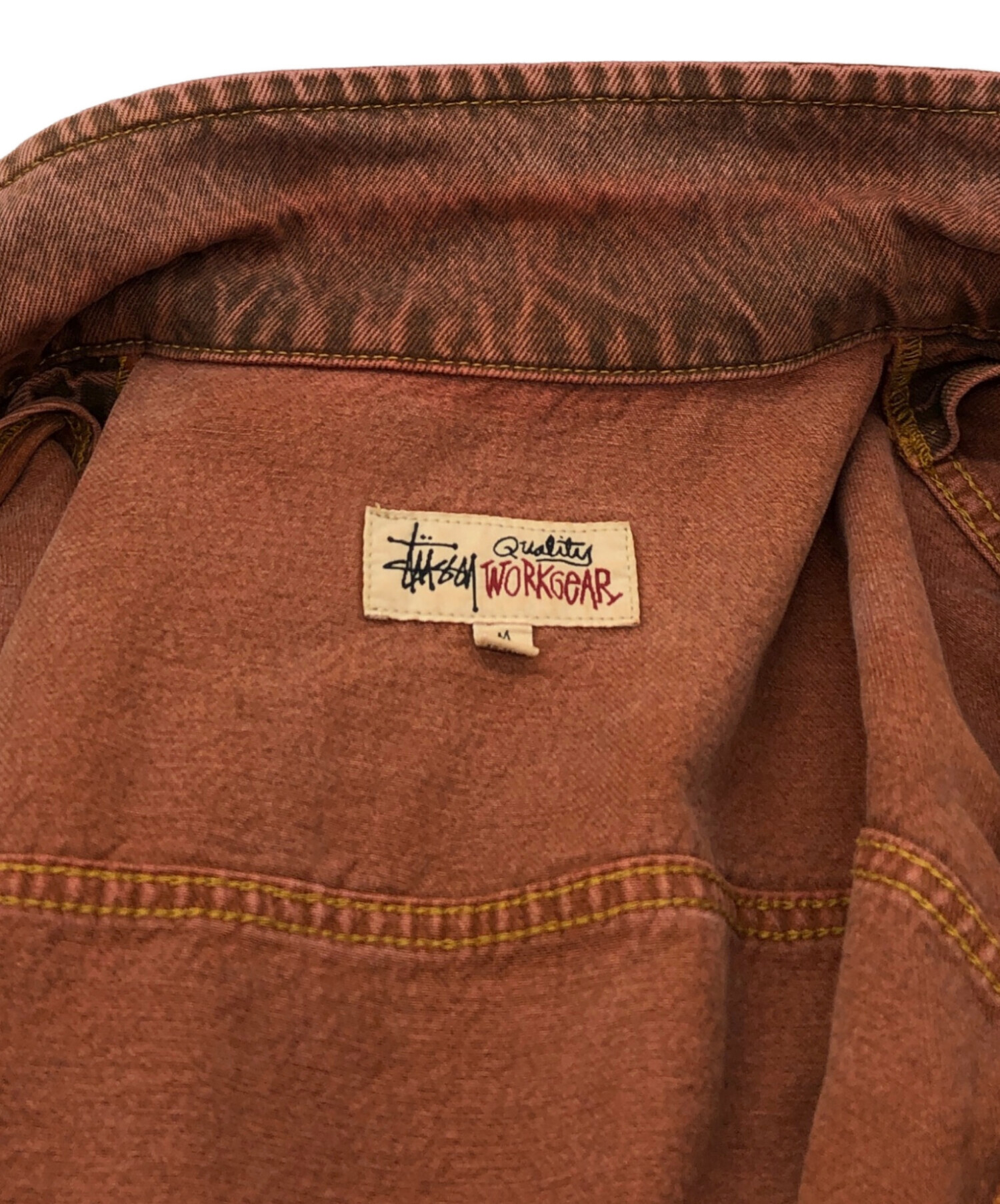 Stussy 24SS Workgear ブラウン デニムジャケット 中古・古着通販】stussy (ステューシー) Denim Zip Work Jacket