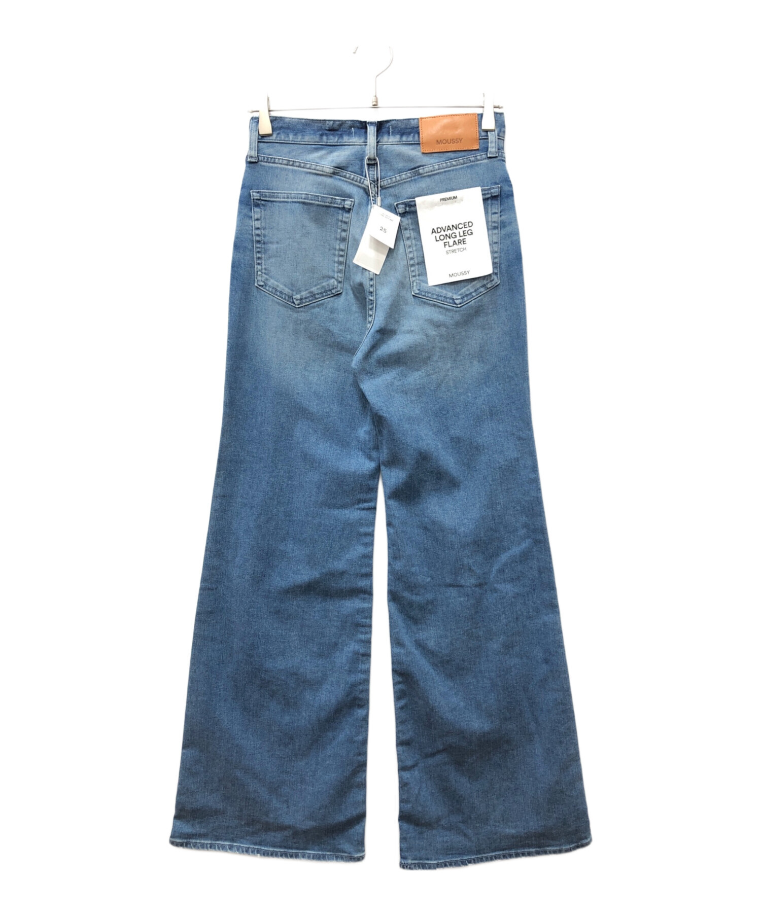中古・古着通販】moussy (マウジー) ADVANCED LONG LEG フレアデニム