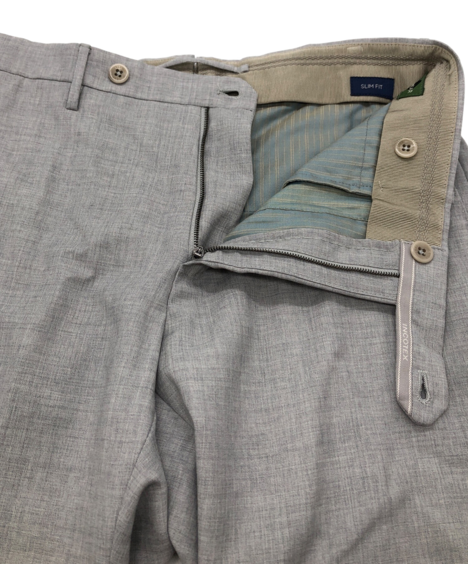 中古・古着通販】INCOTEX (インコテックス) SLIM FIT SUPER100'sウール