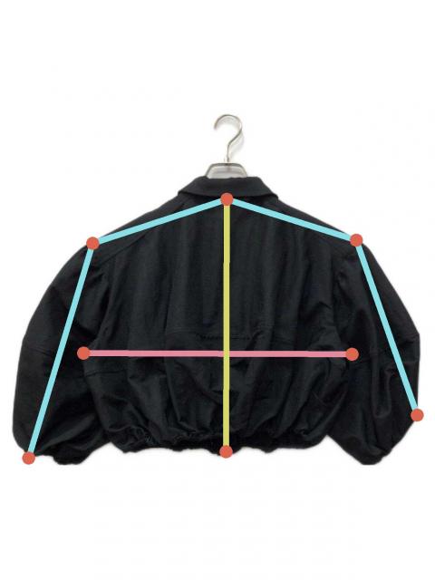 中古・古着通販】CLANE (クラネ) DAD SHORT BALLOON BLOUSON ブラック