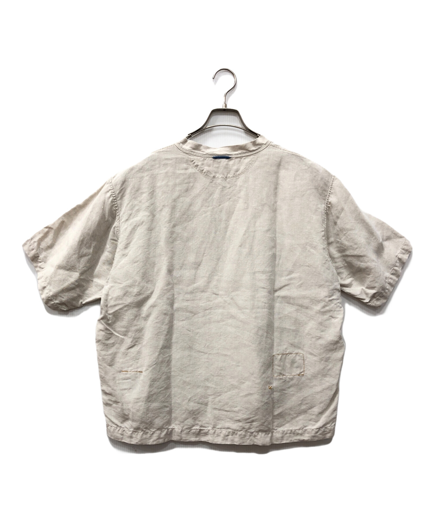 美品 45R リネン908 VネックTシャツ プルオーバー 中古・古着通販】45R (フォーティファイブ・アール) リネンの908V