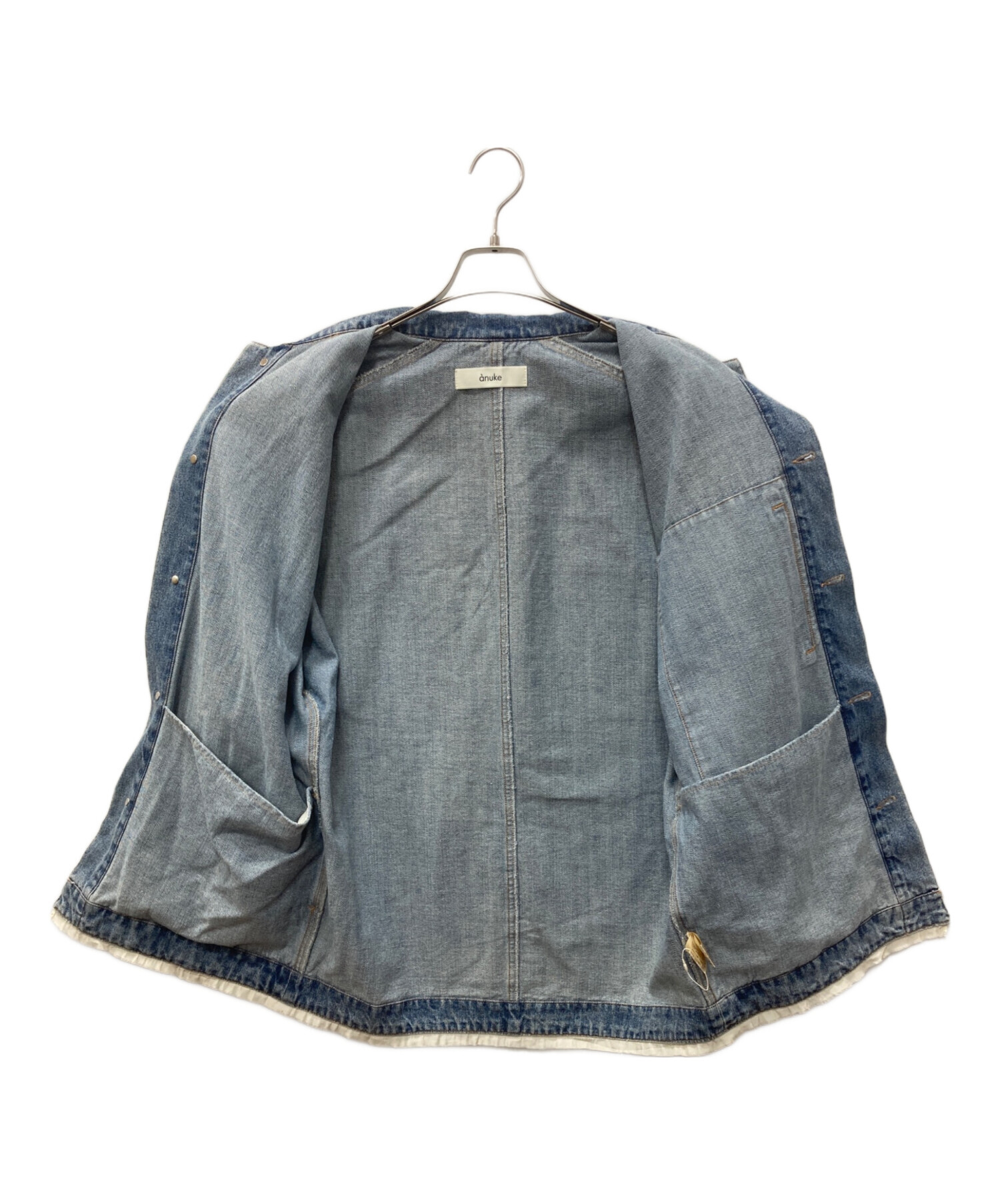 中古・古着通販】anuke (アンヌーク) Denim Work Jacket ブルー サイズ