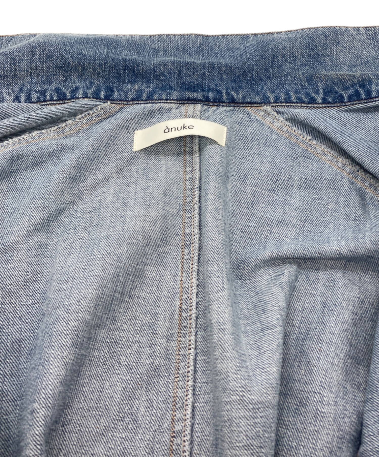 中古・古着通販】anuke (アンヌーク) Denim Work Jacket ブルー サイズ