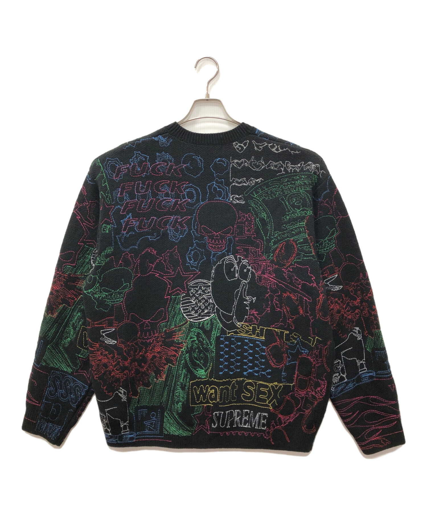 中古・古着通販】SUPREME (シュプリーム) collage embroidered sweater
