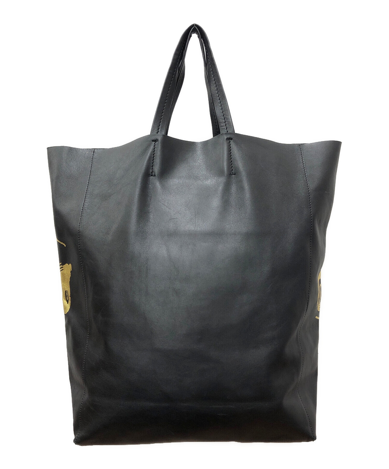 CELINE セリーヌトートバッグ　中古品 中古・古着通販】CELINE (セリーヌ) マスタングプリント バーティカル
