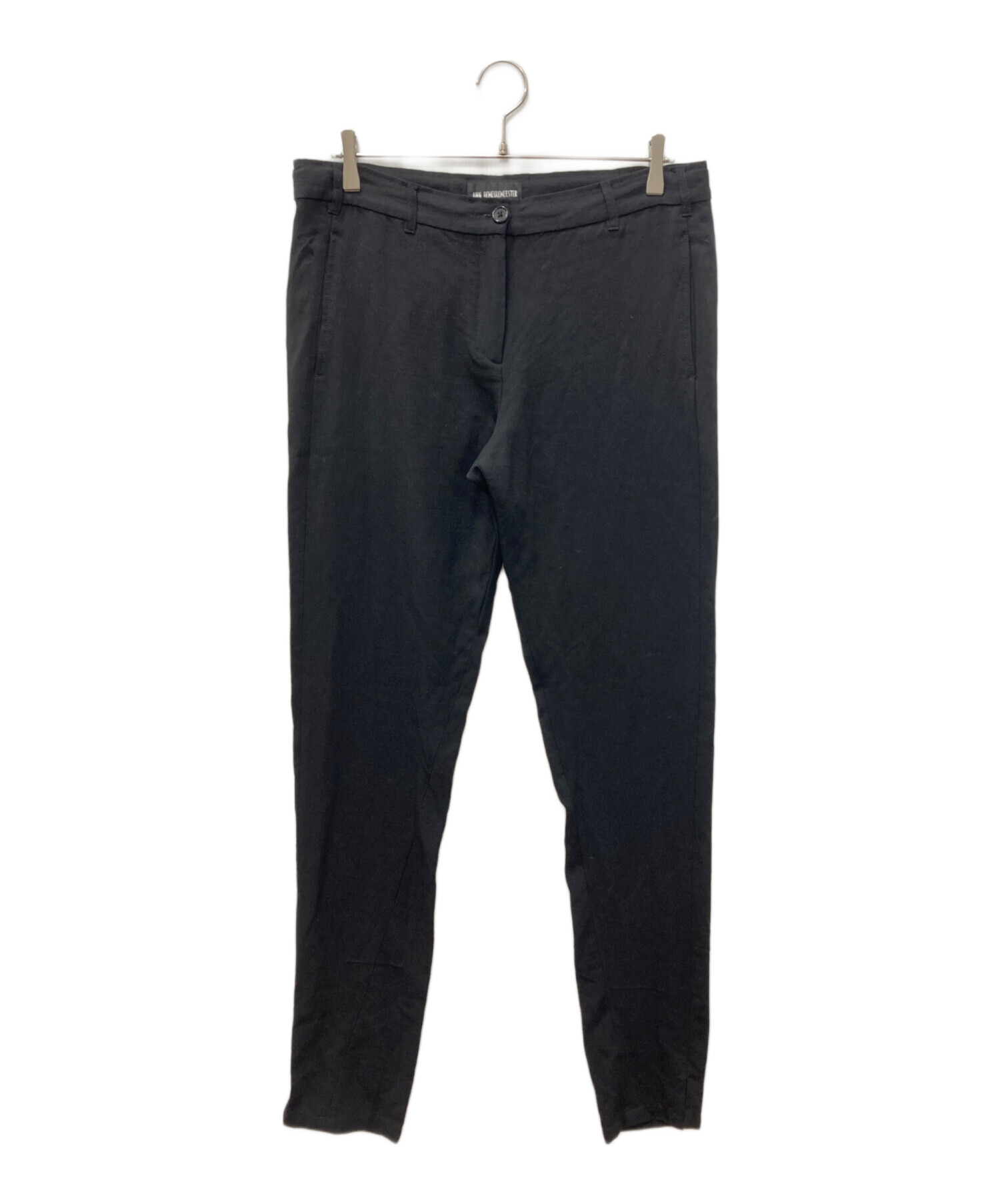 【アンナ】Ann Demeulemeester パンツ 42 スラックス 中古・古着通販】ANN DEMEULEMEESTER (アンドゥムルメステール