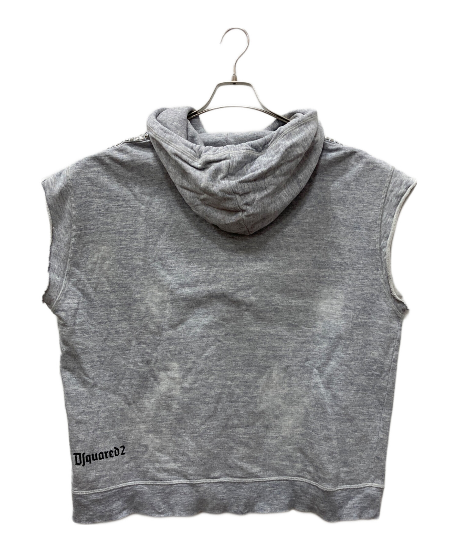 DSQUARED2 ノースリーブ フーディー パーカー 中古・古着通販】DSQUARED2 (ディースクエアード) Goth SURF
