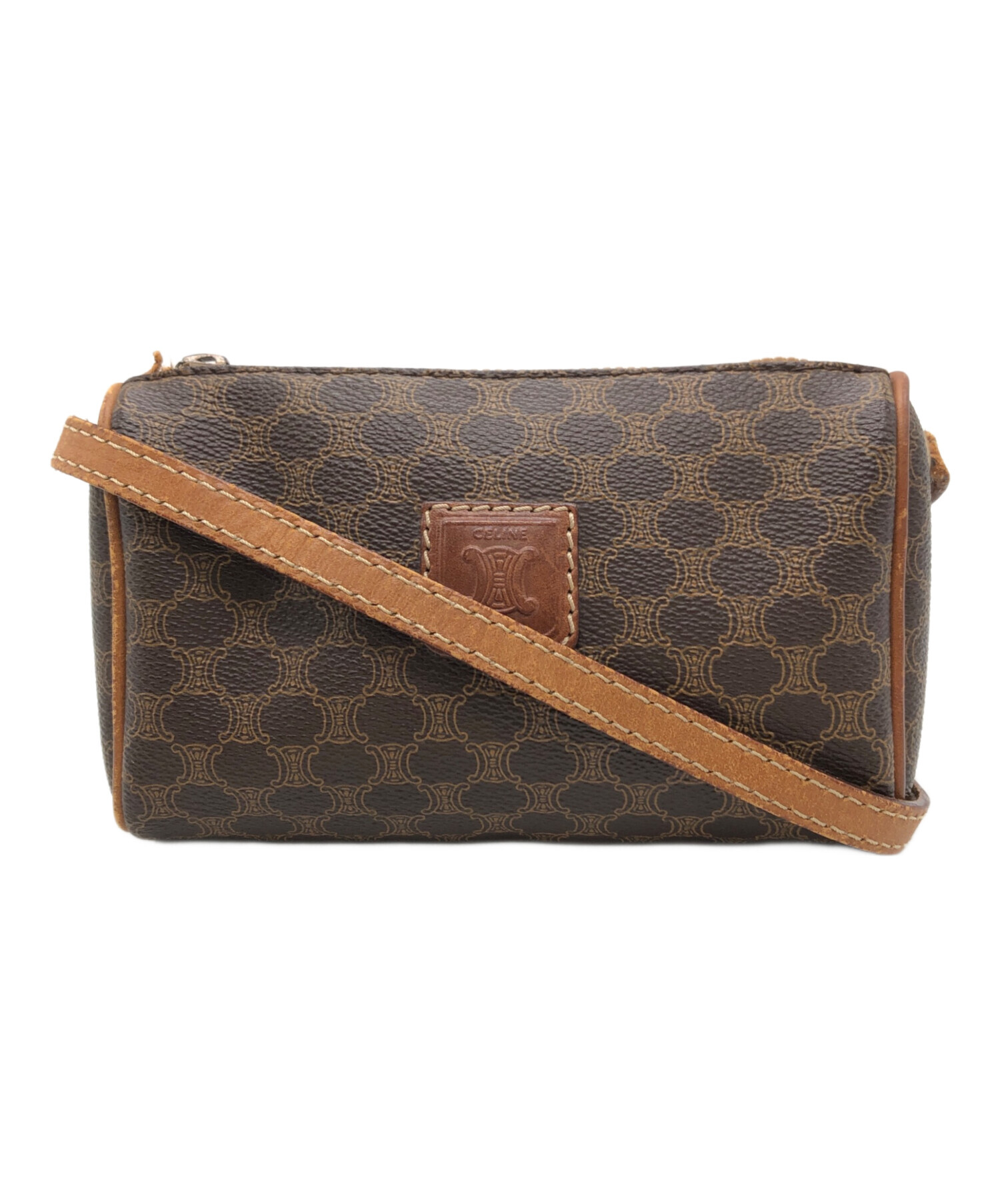 中古・古着通販】CELINE (セリーヌ) マカダム柄ミニショルダーバッグ