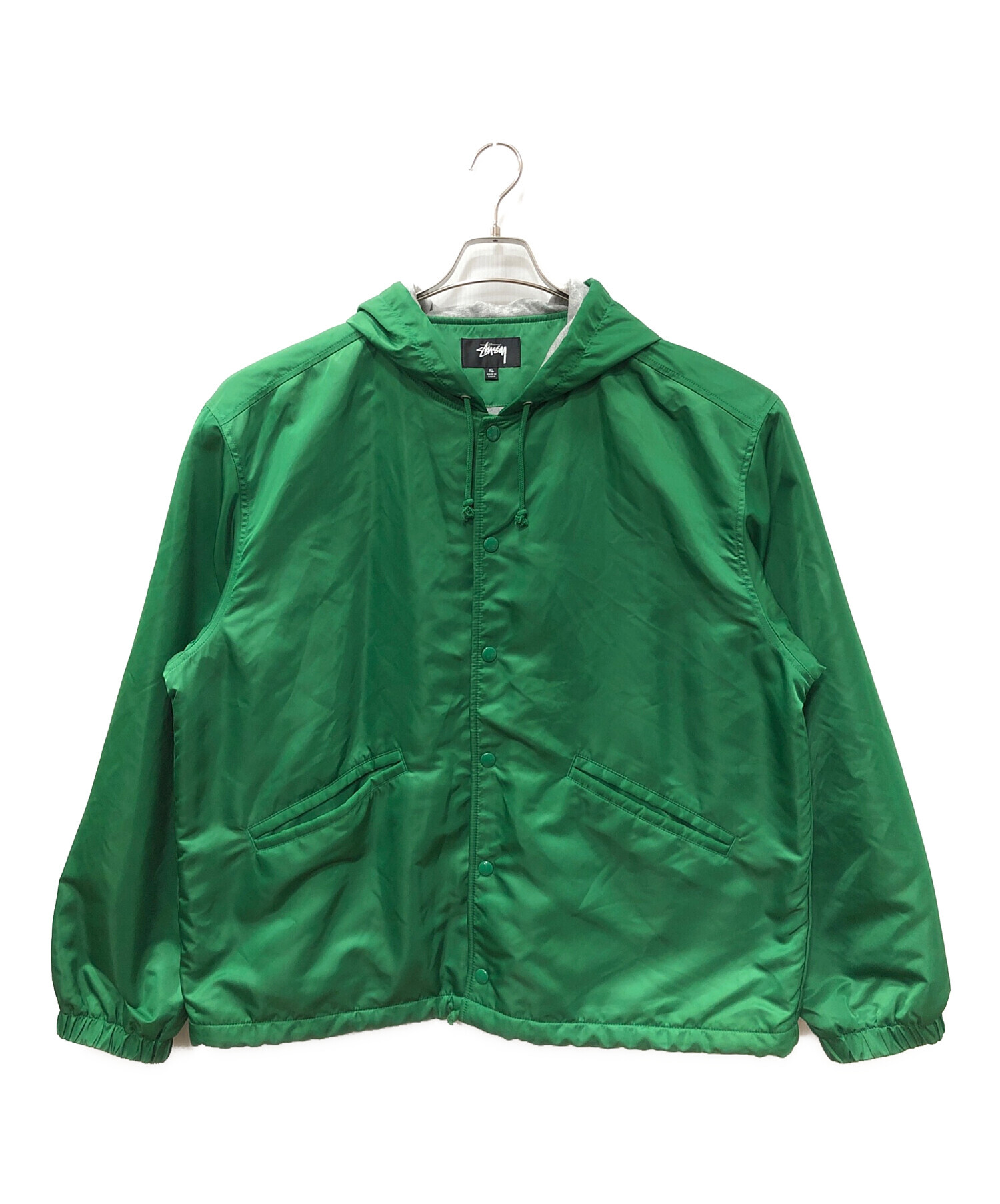 中古・古着通販】stussy (ステューシー) Hooded Coaches Jacket