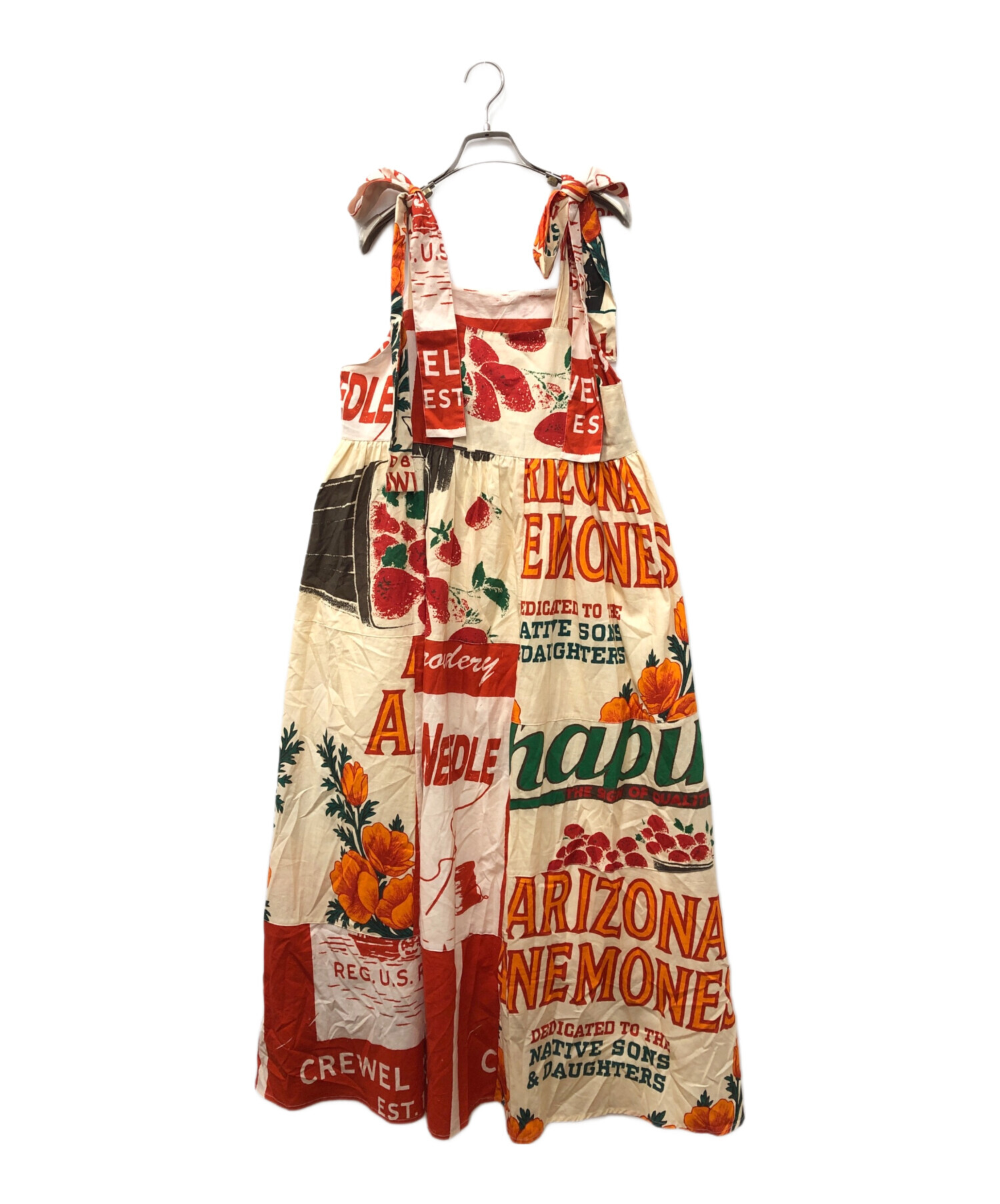 中古・古着通販】freada (フリーダ) インドFEEDBAGプリント肩リボン 