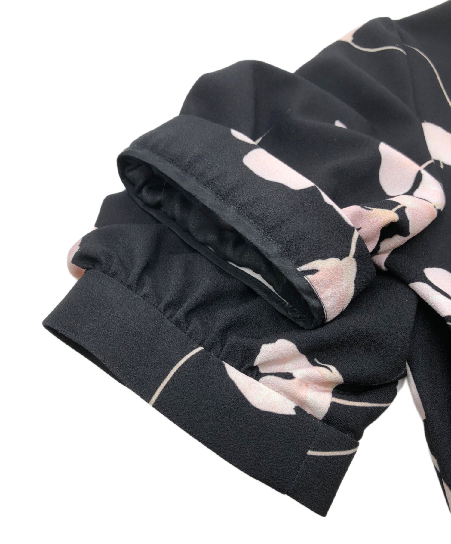 中古・古着通販】MaxMara (マックスマーラ) ベルト付き花柄ワンピース