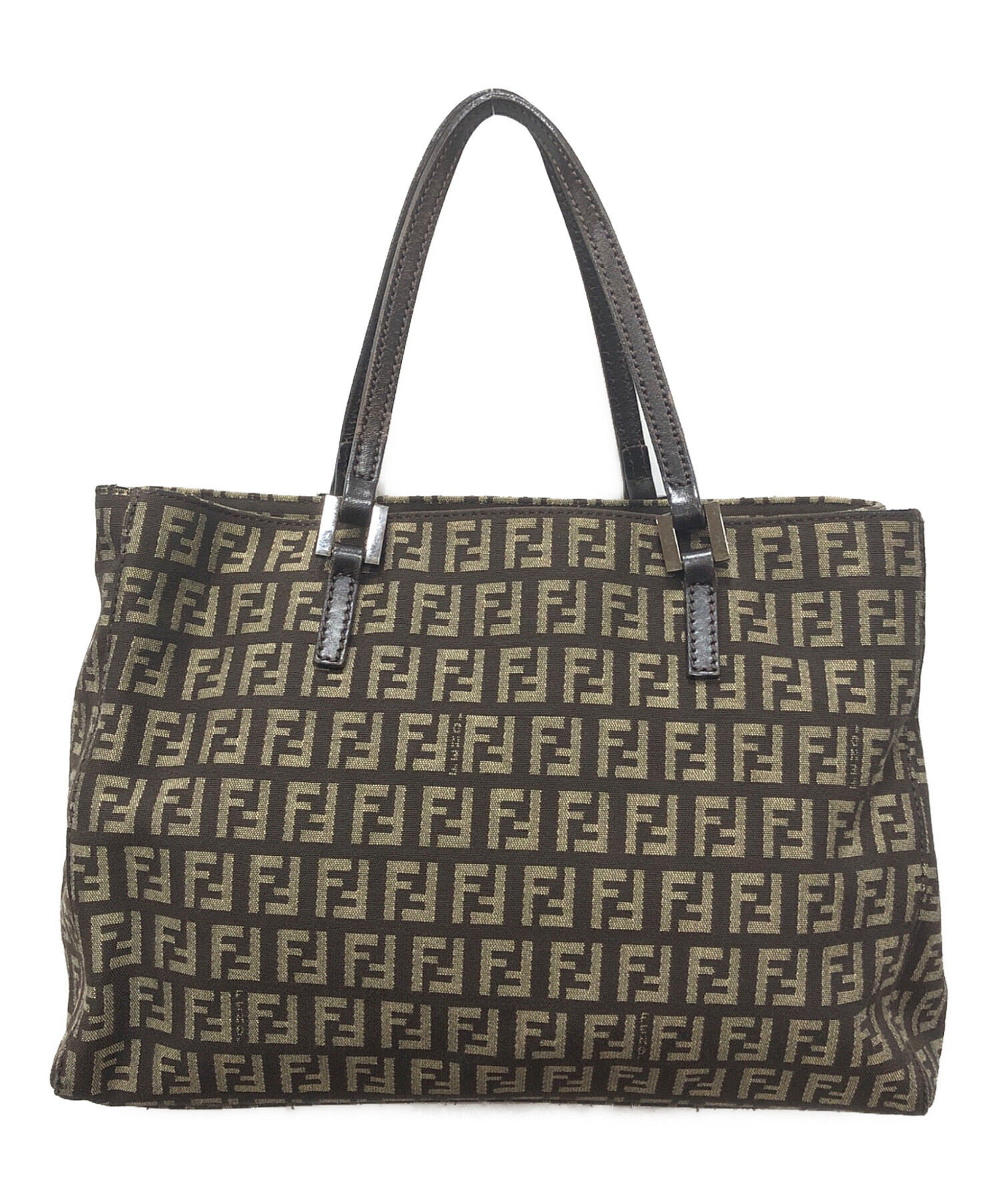 中古・古着通販】FENDI (フェンディ) ズッキーノトートバッグ ブラウン 