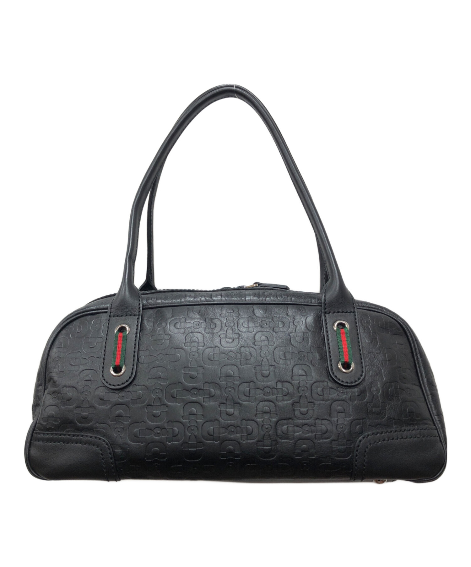 希少⭐︎グッチ　ボストンバッグ　ハンドバッグ　インターロッキング　シェリーライン 中古・古着通販】GUCCI (グッチ) シェリーライン レー ミニボストン