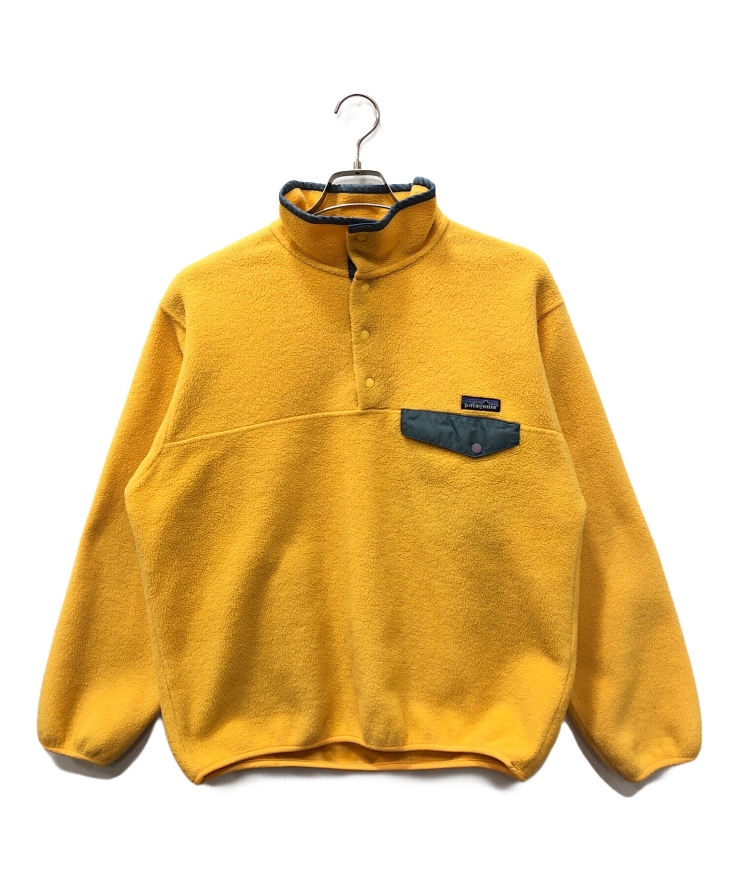 希少 90s USA製 patagonia スナップt バターナッツ L 黄色 中古・古着通販】Patagonia (パタゴニア) シンチラスナップT フリース