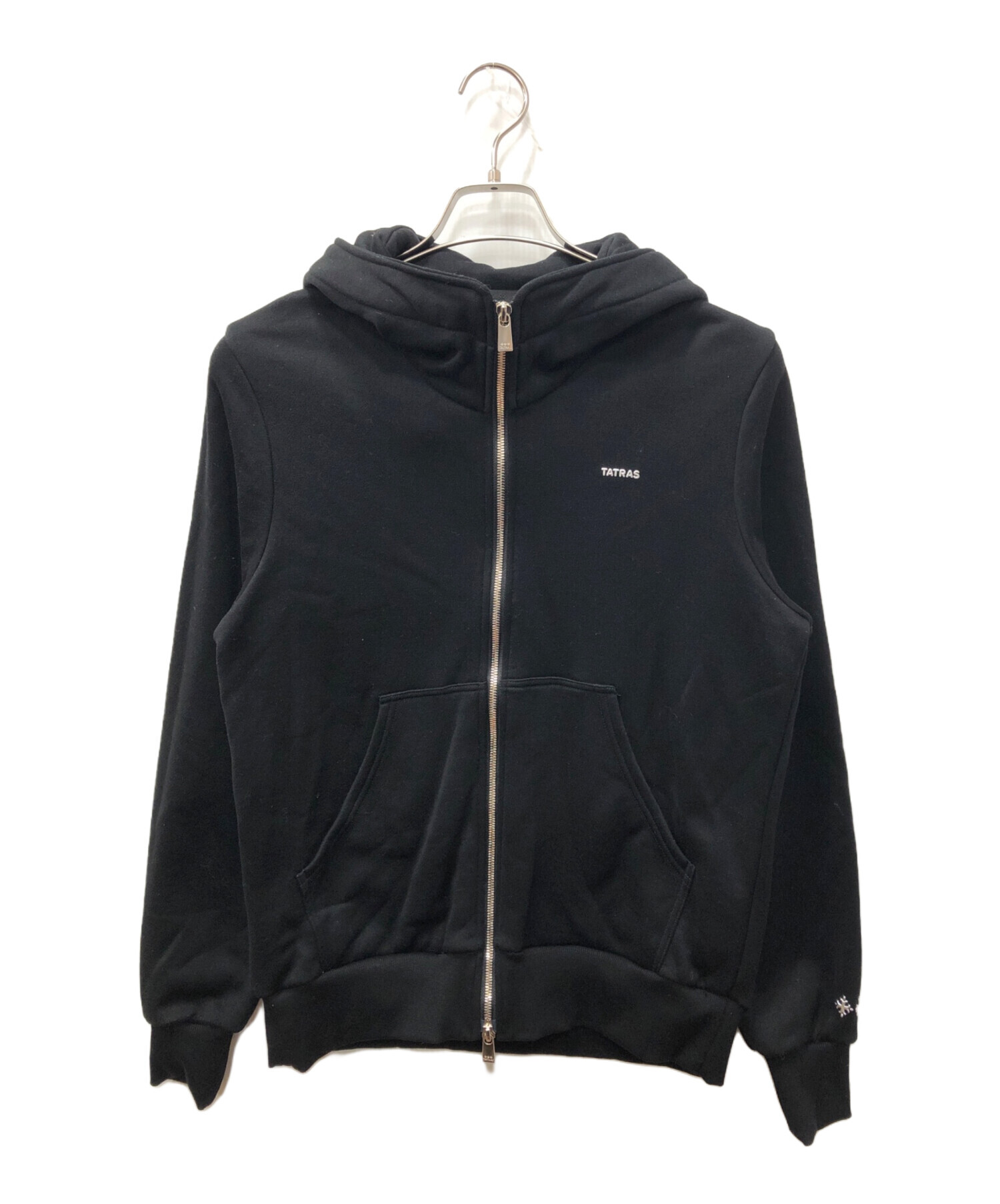 TATRAS ジップアップパーカー ブラック 上03 下01 中古・古着通販】TATRAS (タトラス) FELDA ジップパーカー ブラック