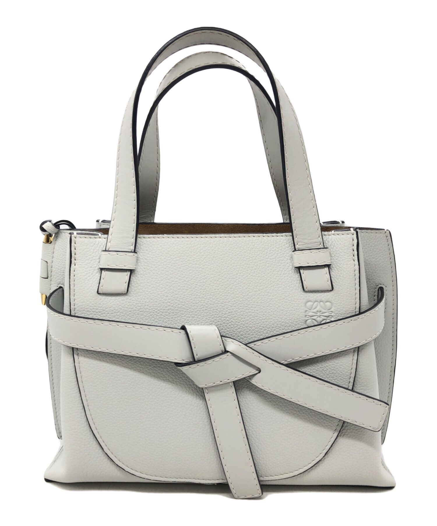 り*か様 【安心鑑定可】LOEWE ロエベ　ゲートトップハンドル ミニ バッグ 中古・古着通販】LOEWE (ロエベ) ゲート トップハンドルバッグ ミニ
