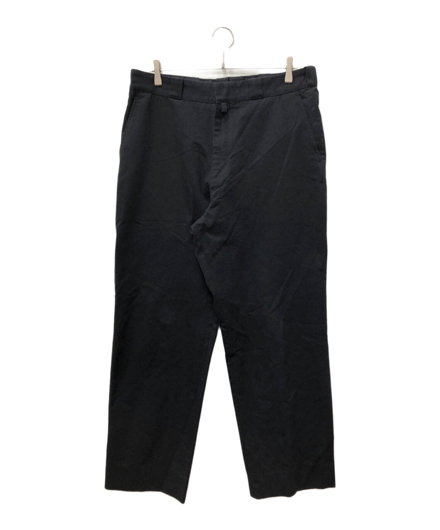 中古・古着通販】COMOLI (コモリ) ポストワークツイル パンツ ブラック