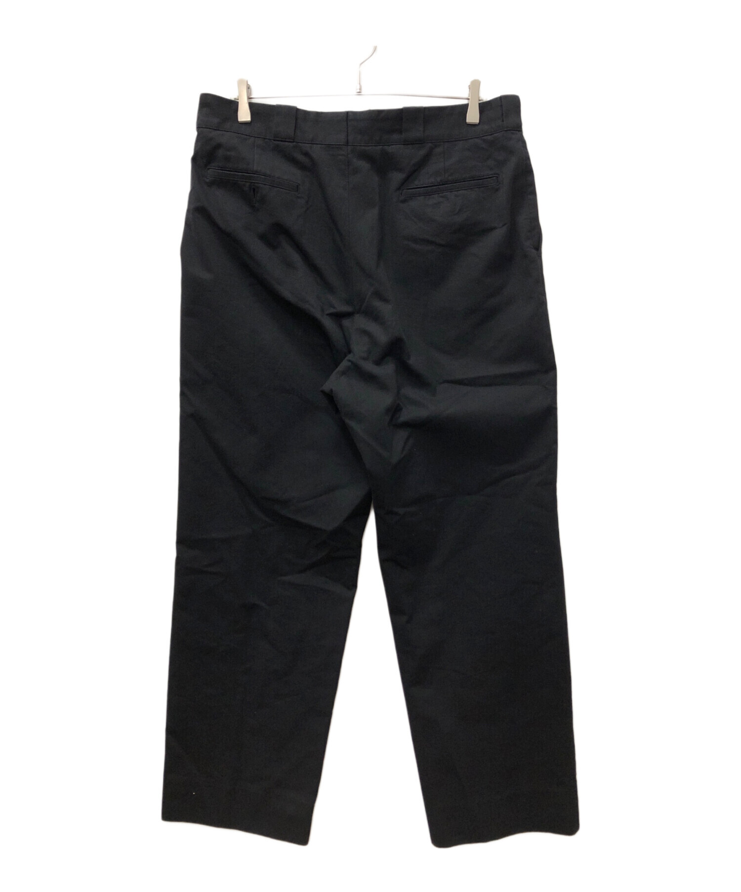 中古・古着通販】COMOLI (コモリ) ポストワークツイル パンツ ブラック