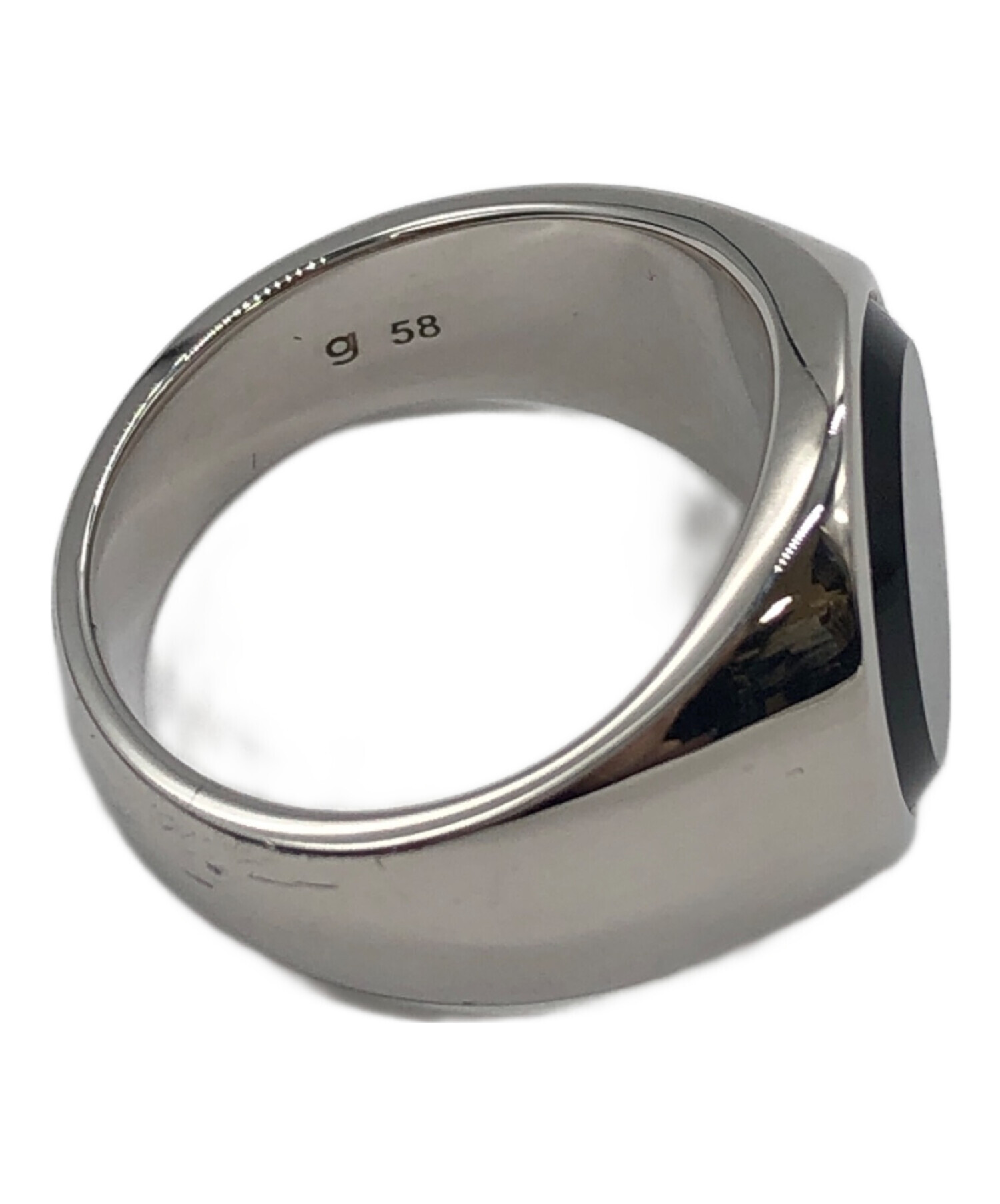 中古・古着通販】TOM WOOD (トムウッド) oval black onyx ring
