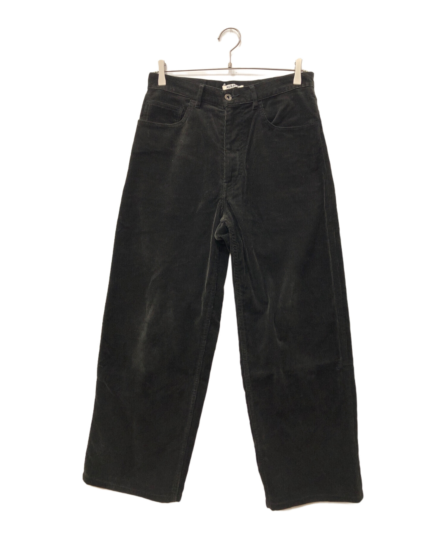 【未使用】AURALEE CORDUROY PANTS コーデュロイパンツ 中古・古着通販】AURALEE (オーラリー) FINX CORDUROY PANTS ダーク