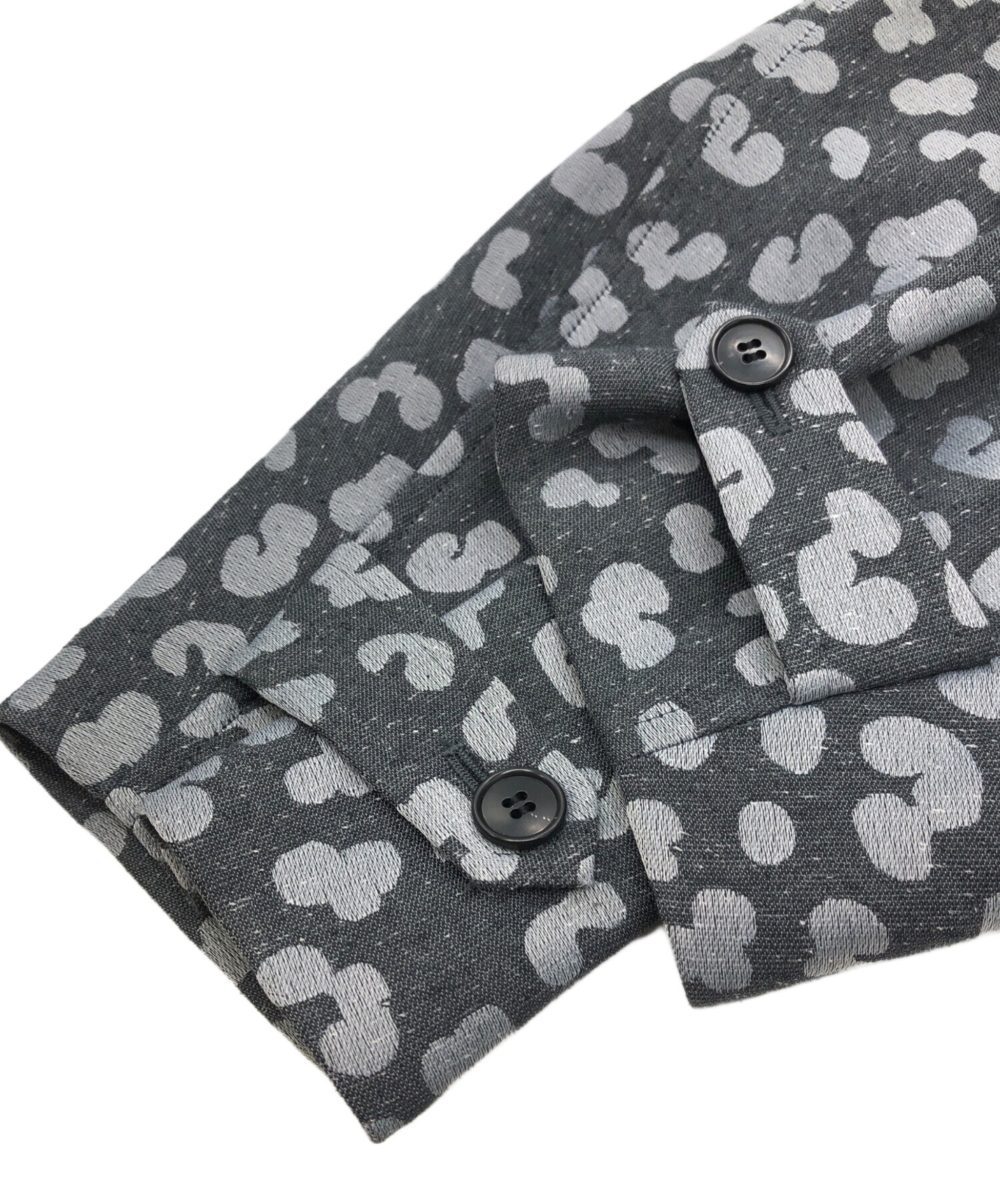 中古・古着通販】CLANE (クラネ) LEOPARD HUNTING JACKET グレー