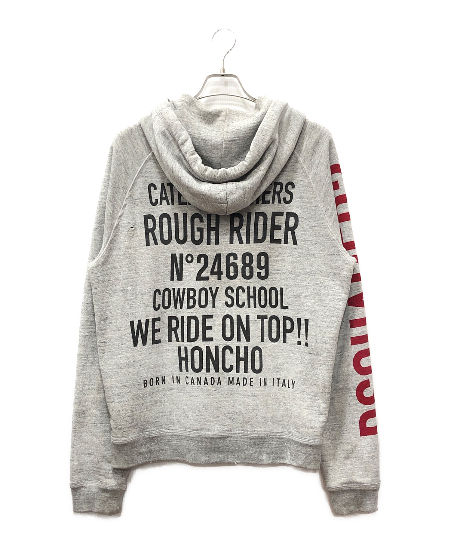 中古・古着通販】DSQUARED2 (ディースクエアード) ダメージ加工ジップ