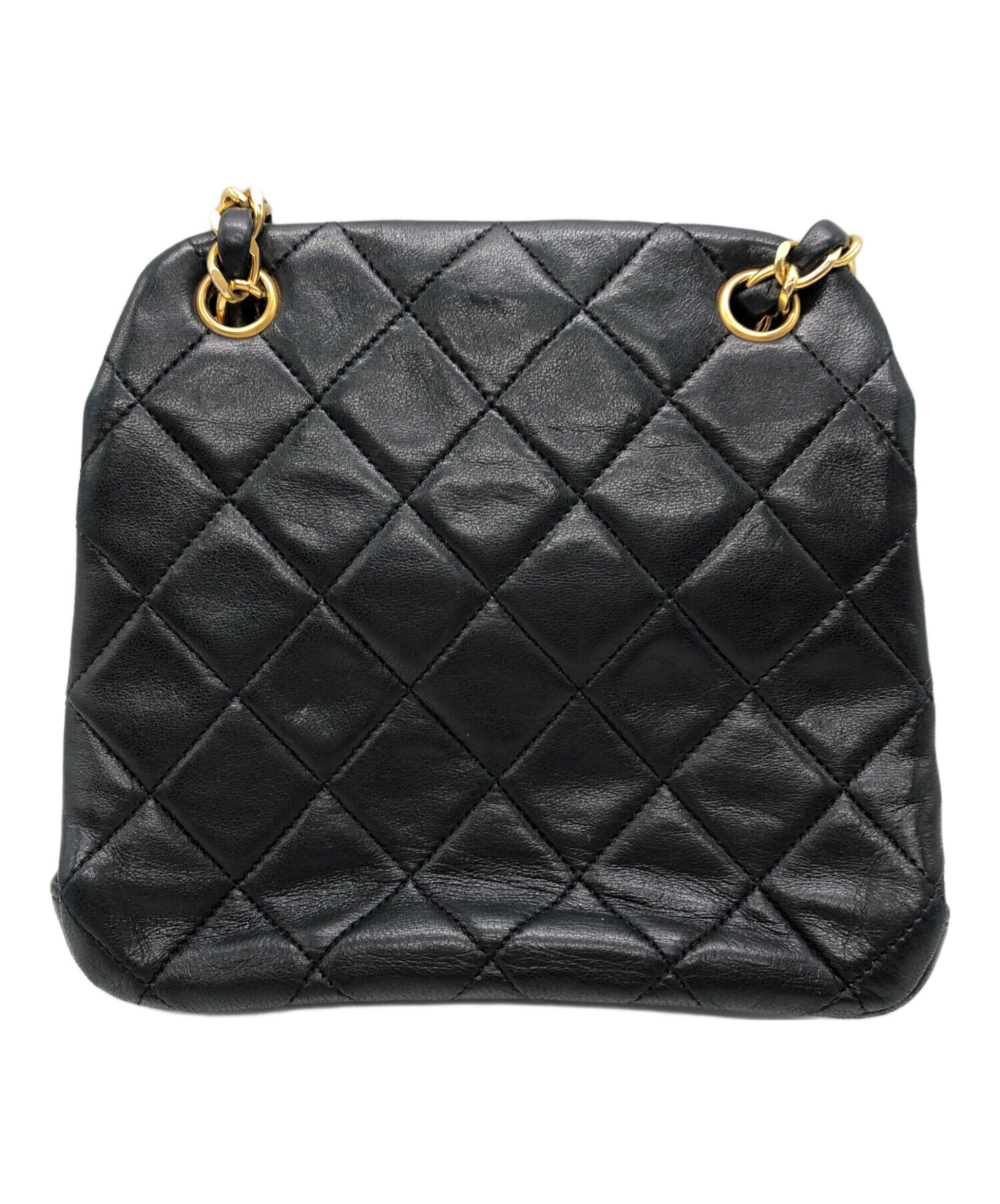中古・古着通販】CHANEL (シャネル) マトラッセラムスキンがま口
