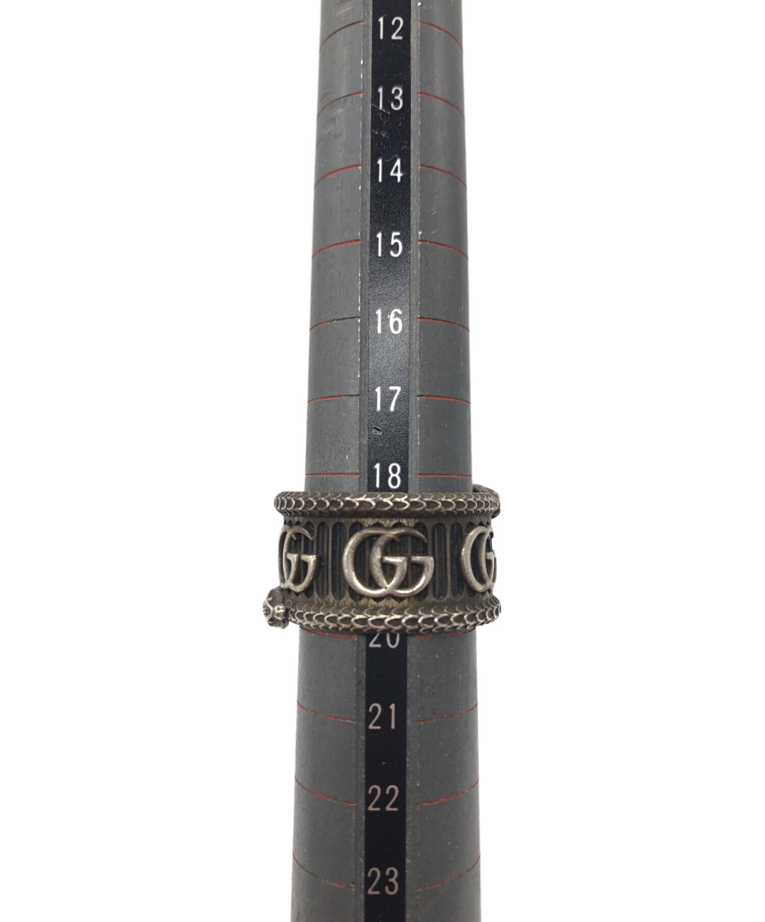 中古・古着通販】GUCCI (グッチ) ダブルGスネークリング シルバー