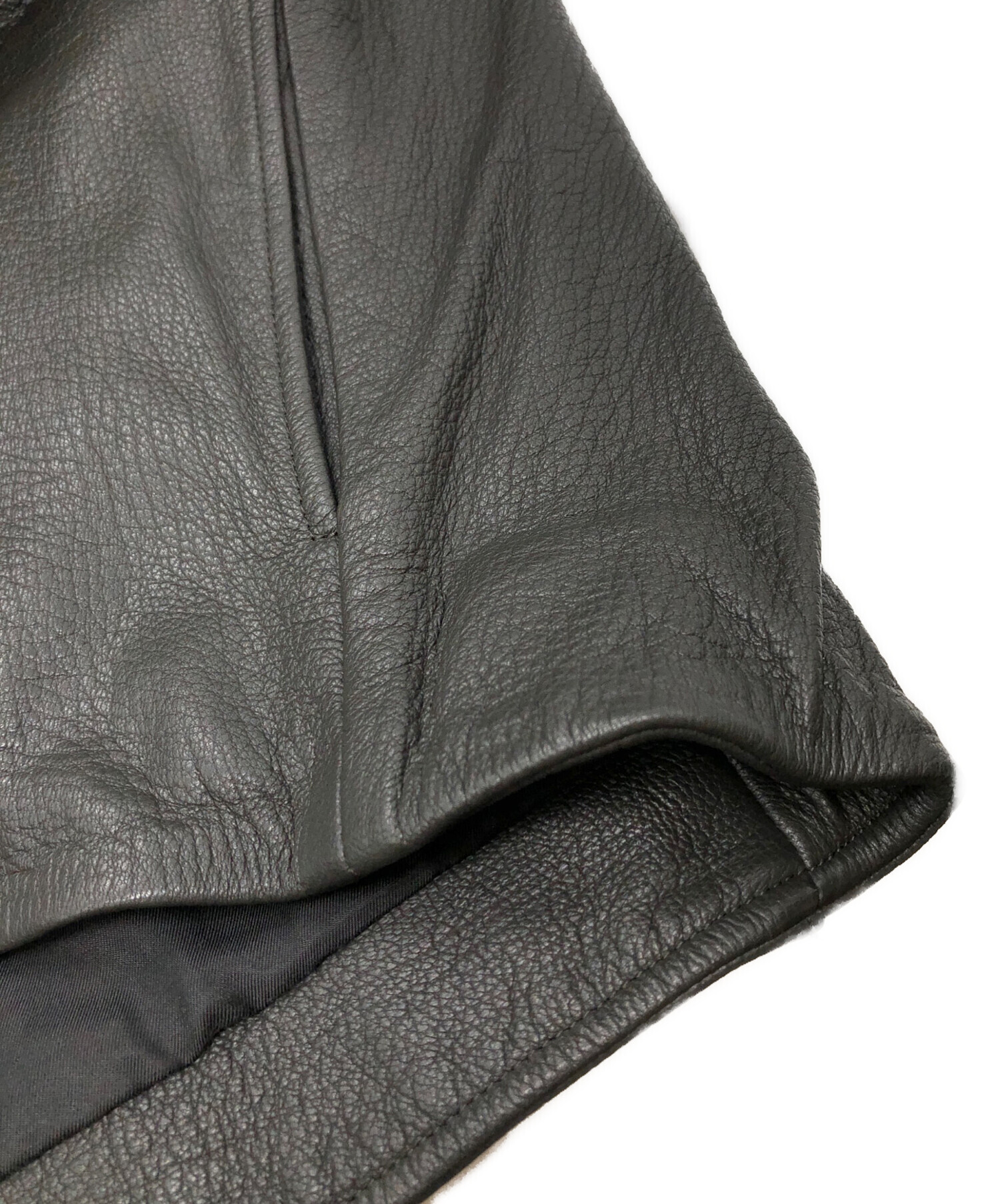 中古・古着通販】LIDnM (リドム) VINTAGE GOAT RIDING BLOUSON/レザー