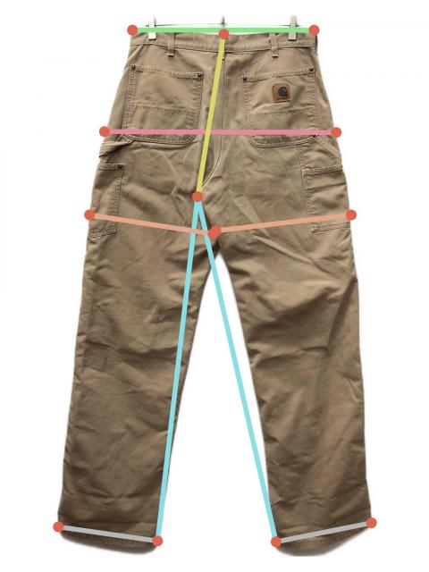 中古・古着通販】CarHartt (カーハート) ダブルニーペインターパンツ