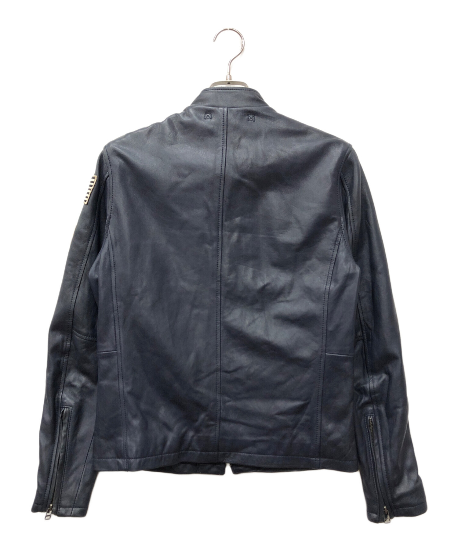 ラムスキン　シングルライダース 中古・古着通販】AVIREX (アヴィレックス) ラムスキンパッチドシングル