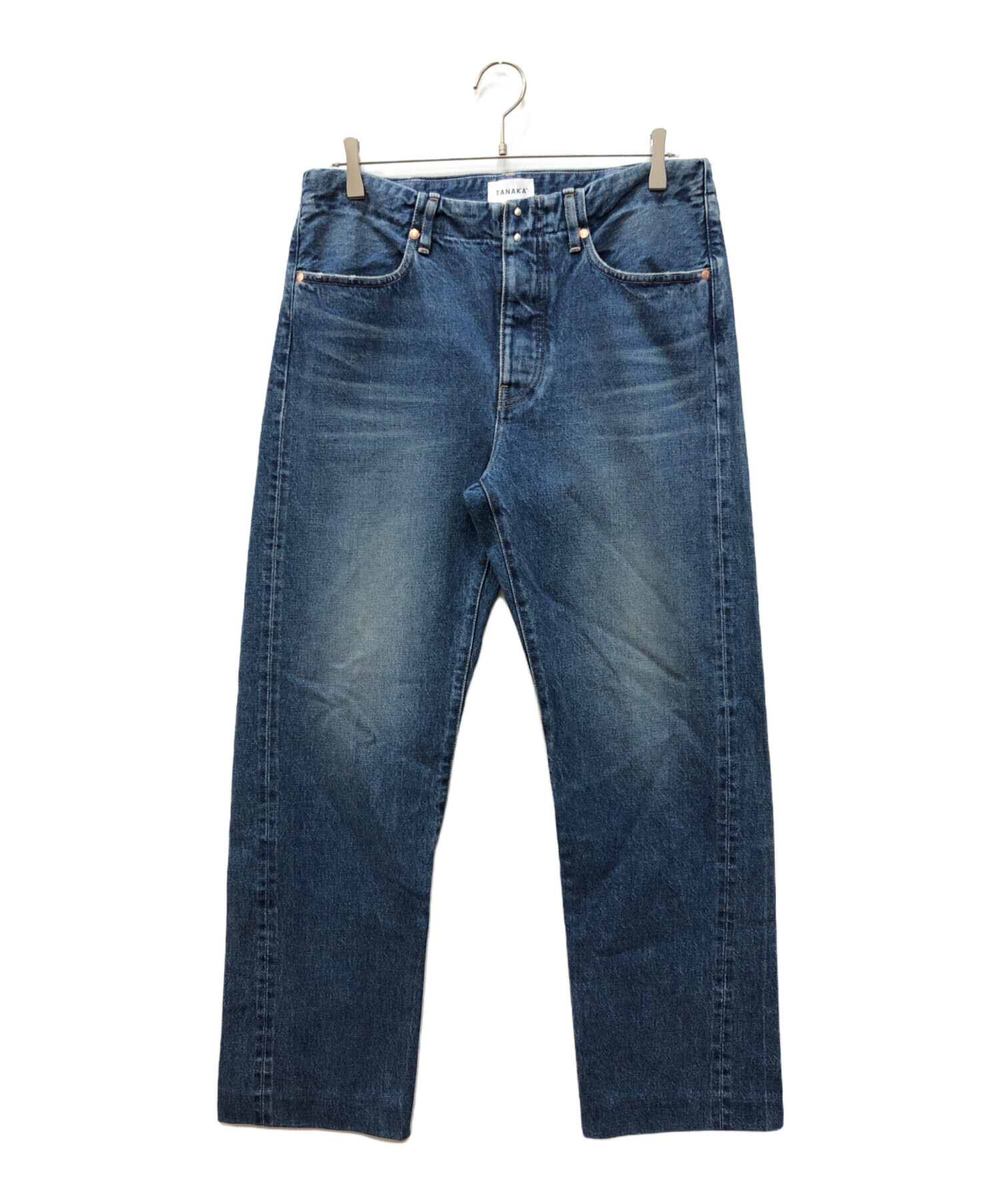 たかな 中古・古着通販】TANAKA (タナカ) THE STRAIGHT JEAN TROUSERS ブルー