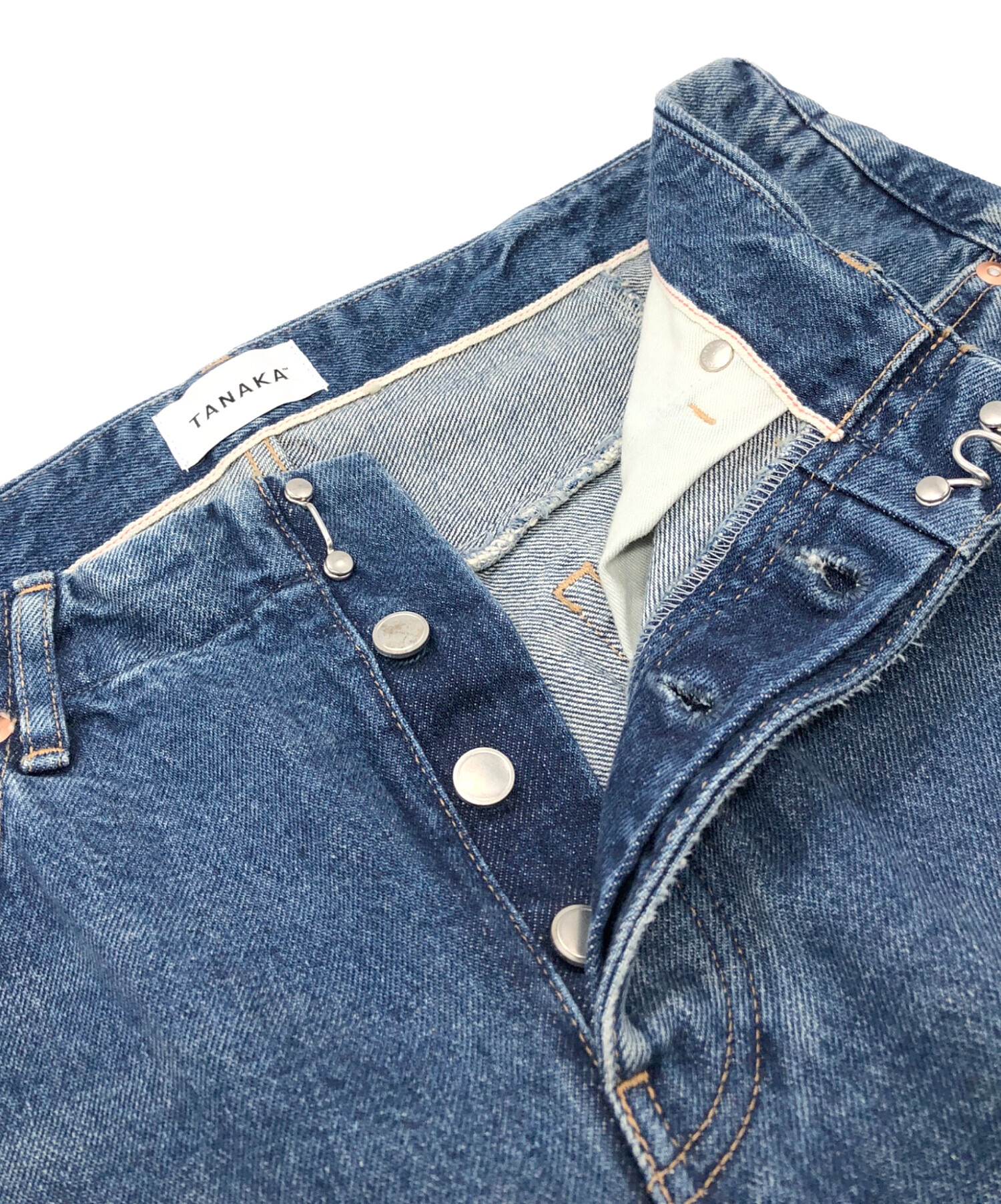 中古・古着通販】TANAKA (タナカ) THE STRAIGHT JEAN TROUSERS ブルー