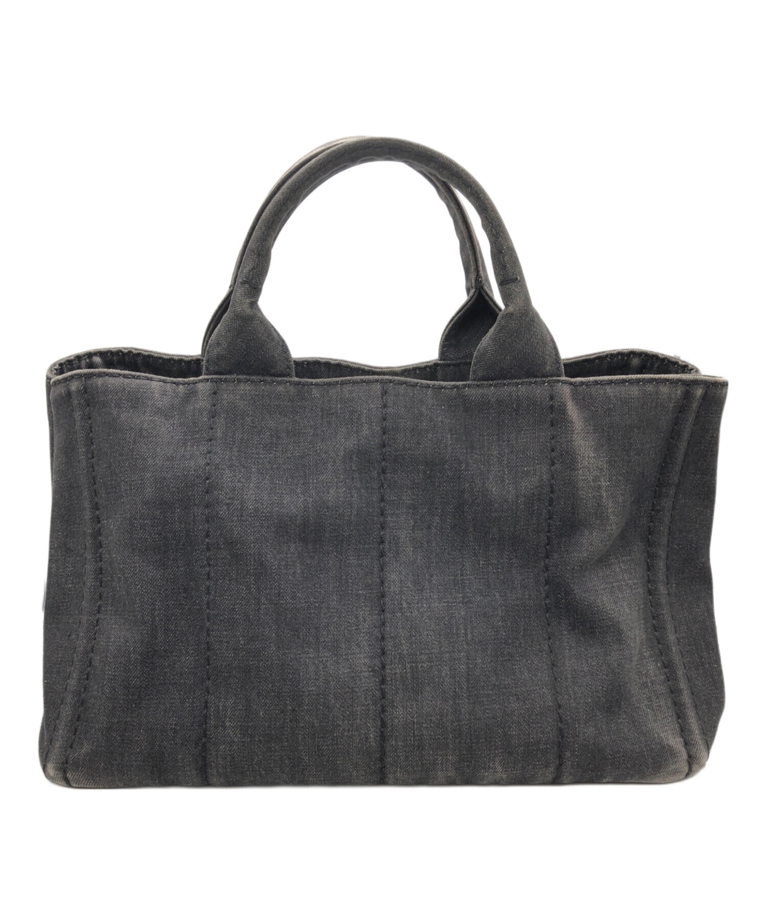 中古・古着通販】PRADA (プラダ) カナパデニム2WAY トートバッグ