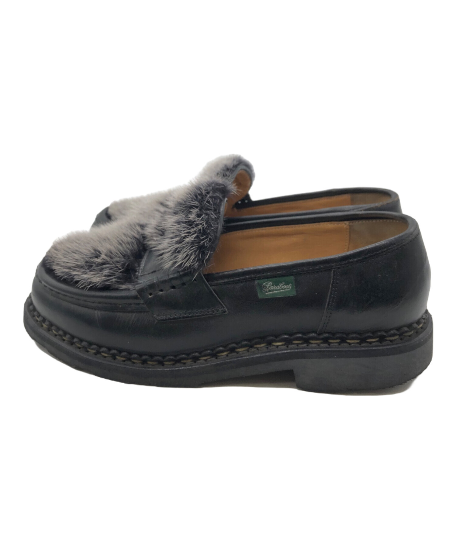 中古・古着通販】PARABOOT (パラブーツ) REIMS MINK ブラック サイズ:4